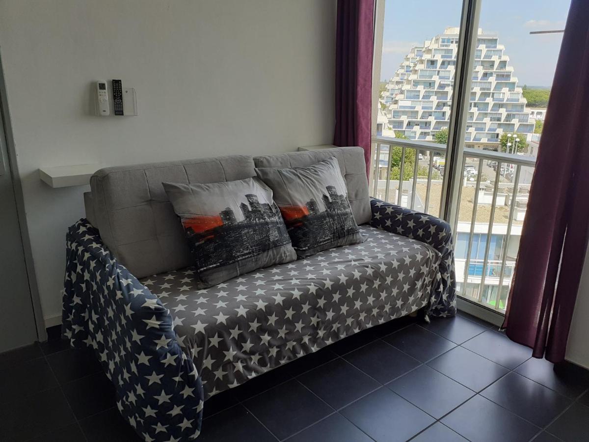 Grand Studio Avec Vue Mer A La Grande Motte - Clim Wifi ภายนอก รูปภาพ